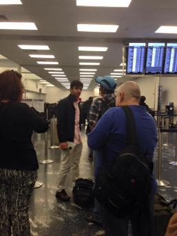 TSA Security Line at FLL